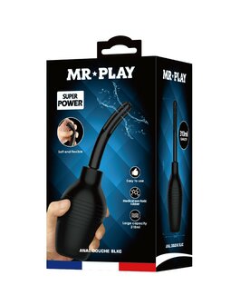 Mr. Play - Anaal Douche - Spray Nozzle - Zwart