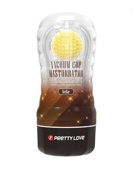 Pretty Love - Stellar Vacu&radic;&ordm;m - Masturbator Cup - Met Rollende Bal Voor Extra Sensaties - Geel