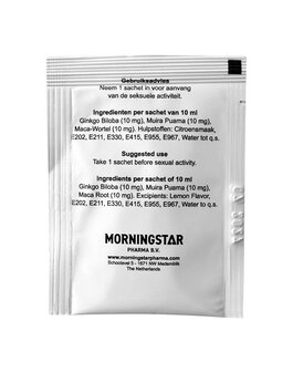 Morningstar - Libidojelly - 7 x 10 ml