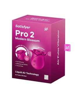 Satisfyer - Pro 2 Modern Blossom - Luchtdruk Vibrator - Roze