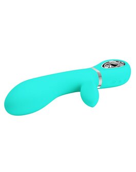 Pretty Love - Thomas - Rabbit Vibrator- Turquoise