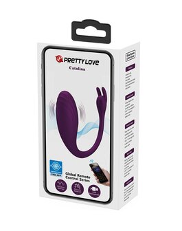 Pretty Love - Catalina - Draagbare Vibrator met App-bediening - Paars