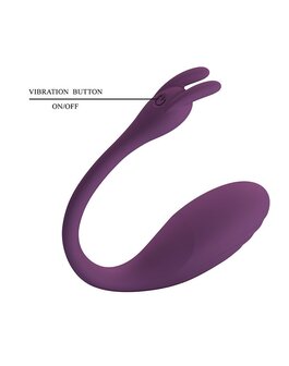 Pretty Love - Catalina - Draagbare Vibrator met App-bediening - Paars