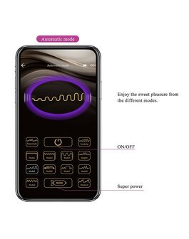 Pretty Love - Catalina - Draagbare Vibrator met App-bediening - Paars