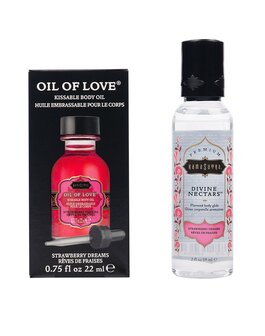 Kamasutra - Oral Sex Cocktail Kit - Strawberry Dick-quiri