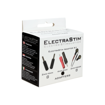 ElectraStim - Electrosex - Pin Converter Kit 4 mm naar 2 mm