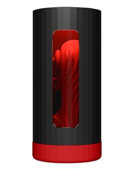 LELO - F1S V3 XL - Interactieve Masturbator met App Control - Rood/Zwart