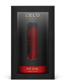 LELO - F1S V3 XL - Interactieve Masturbator met App Control - Rood/Zwart