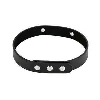 Kiotos BDSM - Collar met Strass Steentjes - SEXY - Zwart