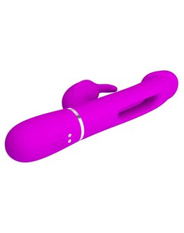 Pretty Love - Kampas - Rabbit Vibrator - Paars