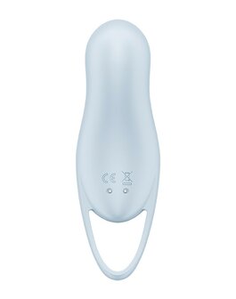 Satisfyer - Pocket Pro - Compacte Vibrerende Luchtdruk Vibrator - Lichtblauw