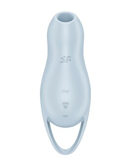 Satisfyer - Pocket Pro - Compacte Vibrerende Luchtdruk Vibrator - Lichtblauw