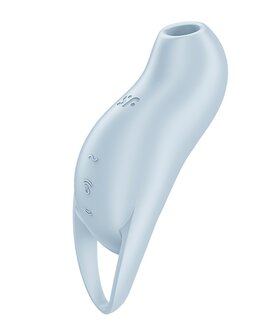 Satisfyer - Pocket Pro - Compacte Vibrerende Luchtdruk Vibrator - Lichtblauw