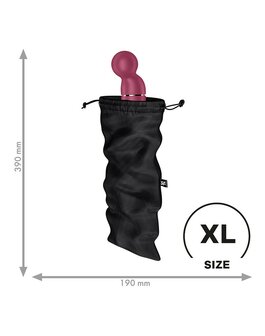 Satisfyer Treasure Bag - Speeltjes Opbergtas - Maat XL - Zwart