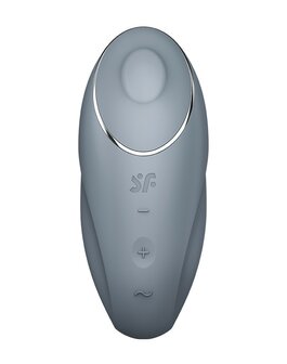 Satisfyer - Tap &amp; Climax 1 - Vibrerende Clitoris Vibrator met Tik/Tapping Functie - Lichtblauw