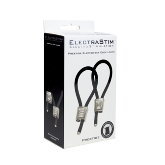 ElectraStim - Electrosex - ElectraLoops Prestige Silver - Penisringen - 2 stuks