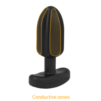 ElectraStim - Electrosex - Tartarus Quadripolar Buttplug - Zwart