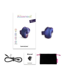 Love to Love - Kisscoll - Vinger Vibrator met Tapping Functie - Parelmoer Paars