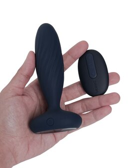 Svakom - Jordan - Stotende Anaal Vibrator - Met App Control - Marine Blauw