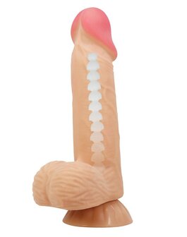 Pretty Love - Lisle - Sliding Skin Dildo -  20.6 x 4.4  cm - Lichte Huidskleur