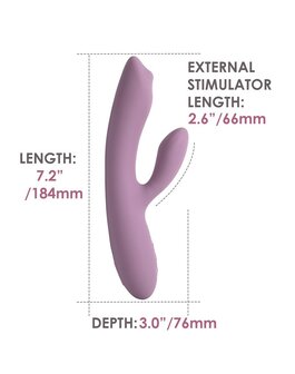 Svakom - Trysta Neo - Interactieve Rabbit Vibrator met G-Spot Balletje - Pink