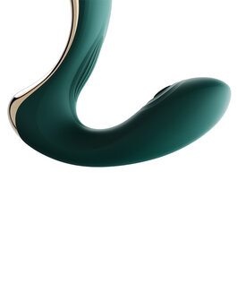 Zalo - Talis - G-Spot Pulsewave Vibrator met Zuigfunctie en Verwarmfunctie - Smaragd Groen