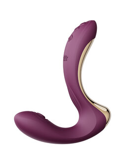 Zalo - Talis - G-Spot Pulsewave Vibrator met Zuigfunctie en Verwarmfunctie - Amethyst Paars