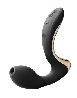 Zalo - Talis - G-Spot Pulsewave Vibrator met Zuigfunctie en Verwarmfunctie - Zwart