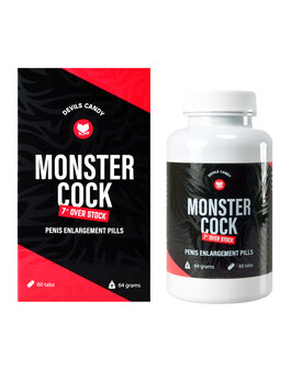 Morningstar -  Devils Candy Monster Cock 7&quot; Overstock - Hardere Erecties - 60 tabletten