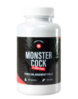 Morningstar -  Devils Candy Monster Cock 7&quot; Overstock - Hardere Erecties - 60 tabletten