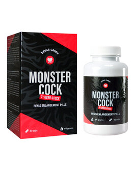 Morningstar -  Devils Candy Monster Cock 7&quot; Overstock - Hardere Erecties - 60 tabletten