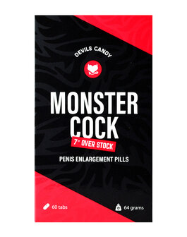 Morningstar -  Devils Candy Monster Cock 7&quot; Overstock - Hardere Erecties - 60 tabletten