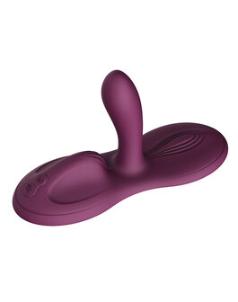 Zalo - Flora - Vibrator-kussen - Hands-free Vibrator - Met Warmtefunctie - Amethyst Paars