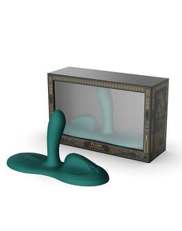 Zalo - Flora - Vibrator-kussen - Hands-free Vibrator - Met Warmtefunctie - Smaragd Groen