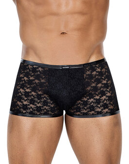 Cut4Men - Sexy Kanten Boxershort -  Zwart - Maat L