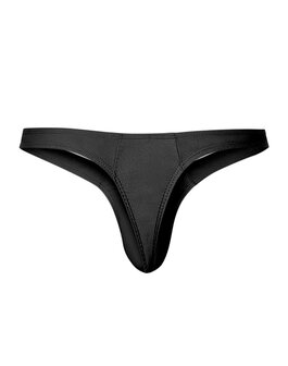 Cut4Men - Sexy Spandex Herenstring - Zwart - Maat S