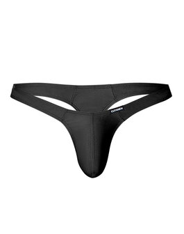 Cut4Men - Sexy Spandex Herenstring - Zwart - Maat M