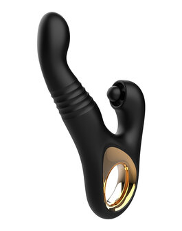 Rimba - Sensual nights SN08 - Stotende Vibrator met Tapping Functie - Zwart