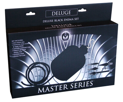 Master Series - Deluxe Enema Set - Zwart