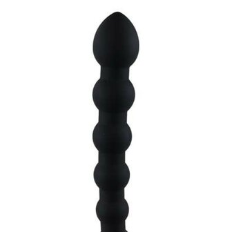 Master Series - Scepter - Anaal Vibrator - 10 snelheden - Siliconen - Zwart