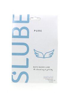 Slube - Pure - Double Bath Play - Body to Body Glijmiddel - 2 x 250 gram