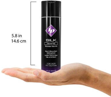 ID Silk - Glijmiddel op Waterbasis met Zijde - Geeft een superglad gevoel - 130 ml