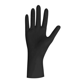 Unigloves - Select Black - Latex operatiehandschoenen - 100 stuks - Maat L