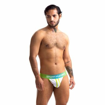 Sport Fucker Jersey - Jockstrap - Groen/Wit - Maat S