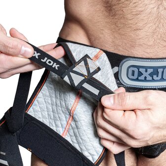 Oxjok Packer - Cargo Quilt Slider Jock - Quilted Jockstrap - Mist Heather - Maat L