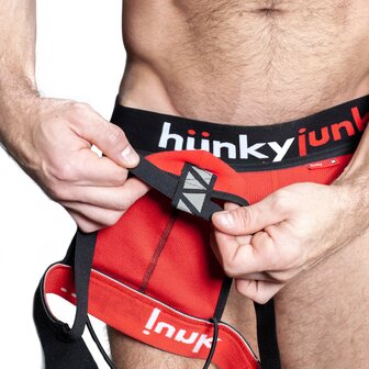 Oxjok Hunker - Comfy Pouch Slider Jockstrap - Red Hot - Maat L