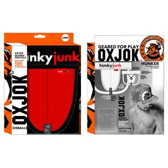 Oxjok Hunker - Comfy Pouch Slider Jockstrap - Red Hot - Maat S