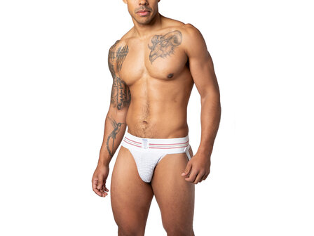 Bike Original - Jockstrap Herenslip - Elastische Tailleband 7,5 cm - Wit - Maat XL