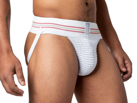 Bike Original - Jockstrap Herenslip - Elastische Tailleband 7,5 cm - Wit - Maat S