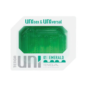 Tenga - Uni 1 Emerald - Unisex Stroker Masturbator - Groen